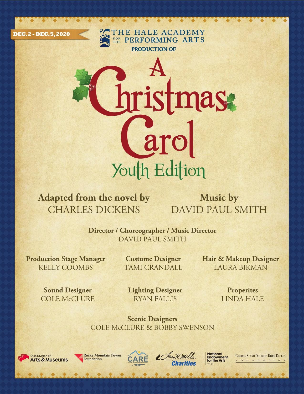 Poster for A Christmas Carol Jr.