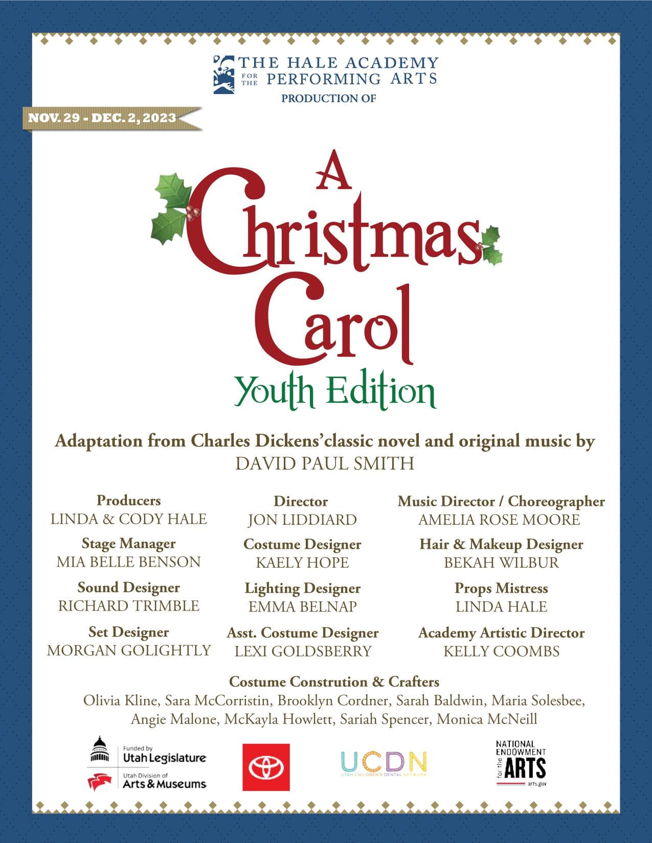 Poster for A Christmas Carol Jr.