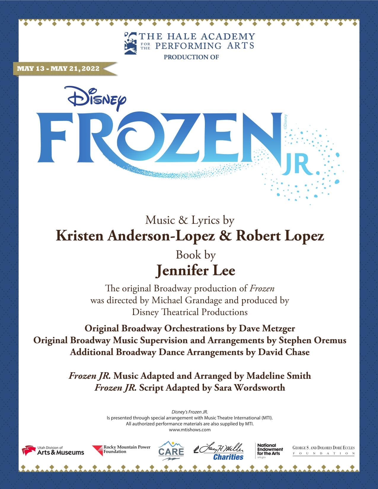 Poster for Frozen Jr.