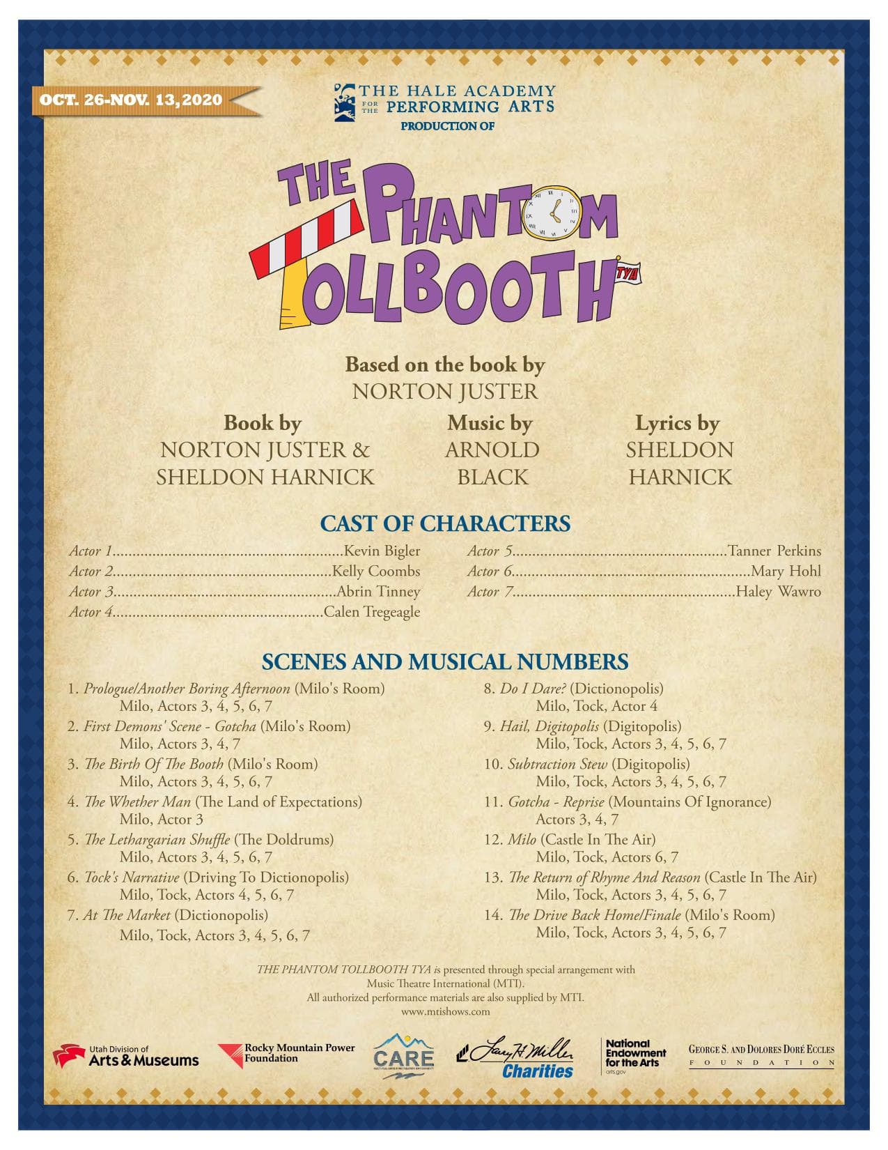 Poster for The Phantom Tollbooth TYA